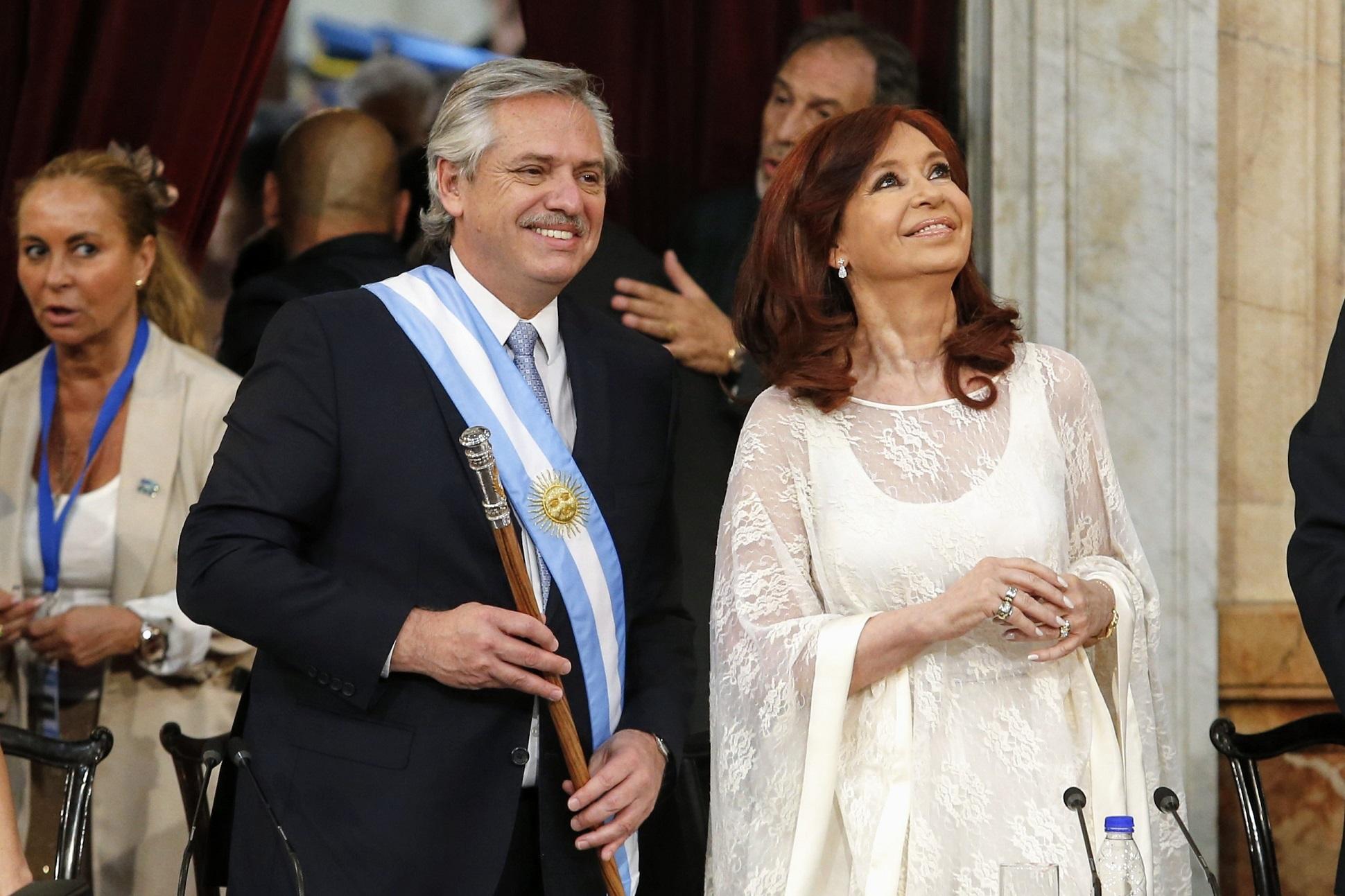 Alberto Fernandez and Cristina Kirchner
