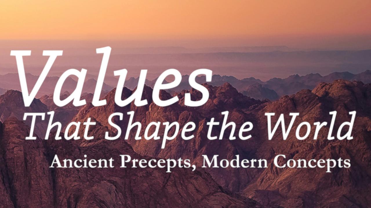Values That Shape the World cover detail