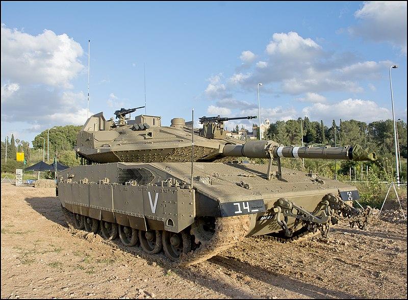 Merkava 4 Israeli main battle tank.