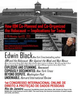 Edwin Black Keynote at Rio Data Privacy Conference