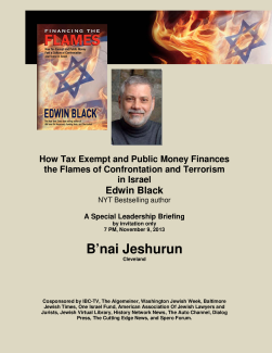 Financing the Flames: How Tax-Exempt and Public Money Fuel a Culture of Confrontation and Terror in Israel