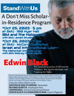StandWithUs Edwin Black Scholar-in-Residence at SMU