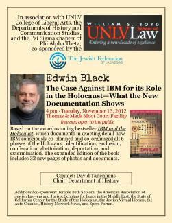 The Case Against IBM for its Role in the Holocaust for UNLV Law