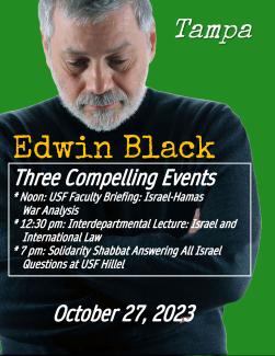 Edwin Black at USF, October 2023