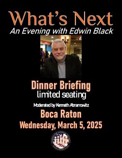 An Evening with Edwin Black for CFNS