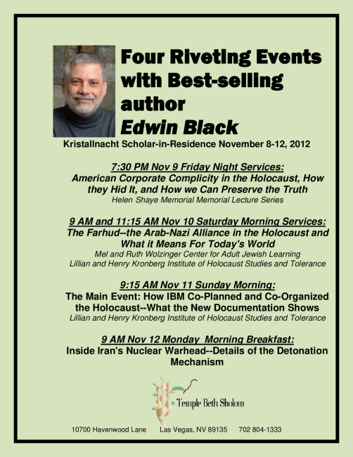 "American Corporate Complicity in the Holocaust, How they Hid It, and How we Can Preserve the Truth."