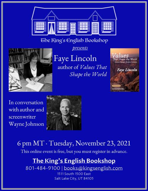 Faye Lincoln on Values at the King's English