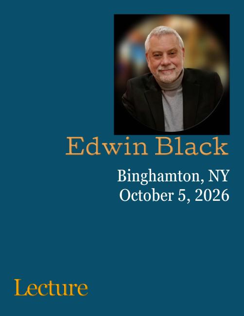 Lecture, Oct 2026, Binghamton