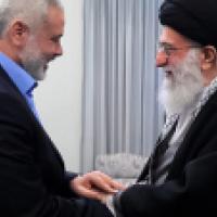 Ismail Haniyeh and Ayatollah Ali Khameini